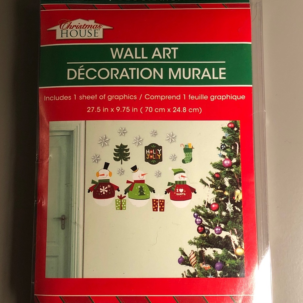 Greenbrier Christmas House Snowman Wall Art